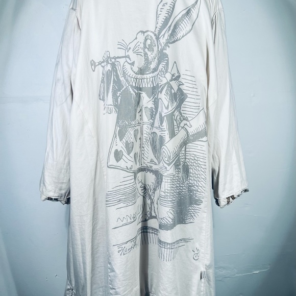 Magnolia Pearl Monique lined Silk Coat Applique Sequin Hearts. NWT O/S - Picture 4 of 12